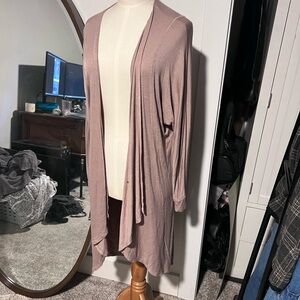 Altard State Tan Open Front Sweaters Lightweight and Versatile